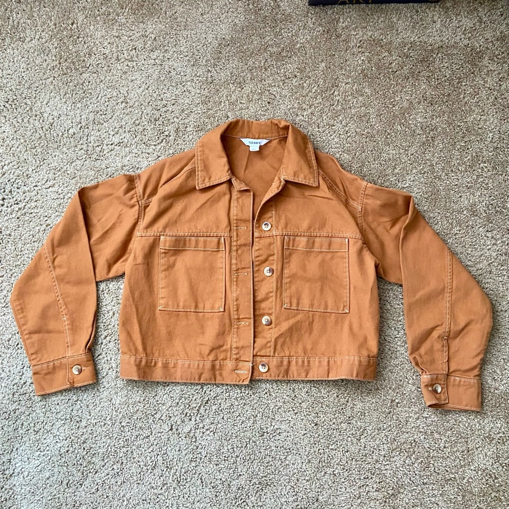 Old Navy Women's Brown Utility Jacket